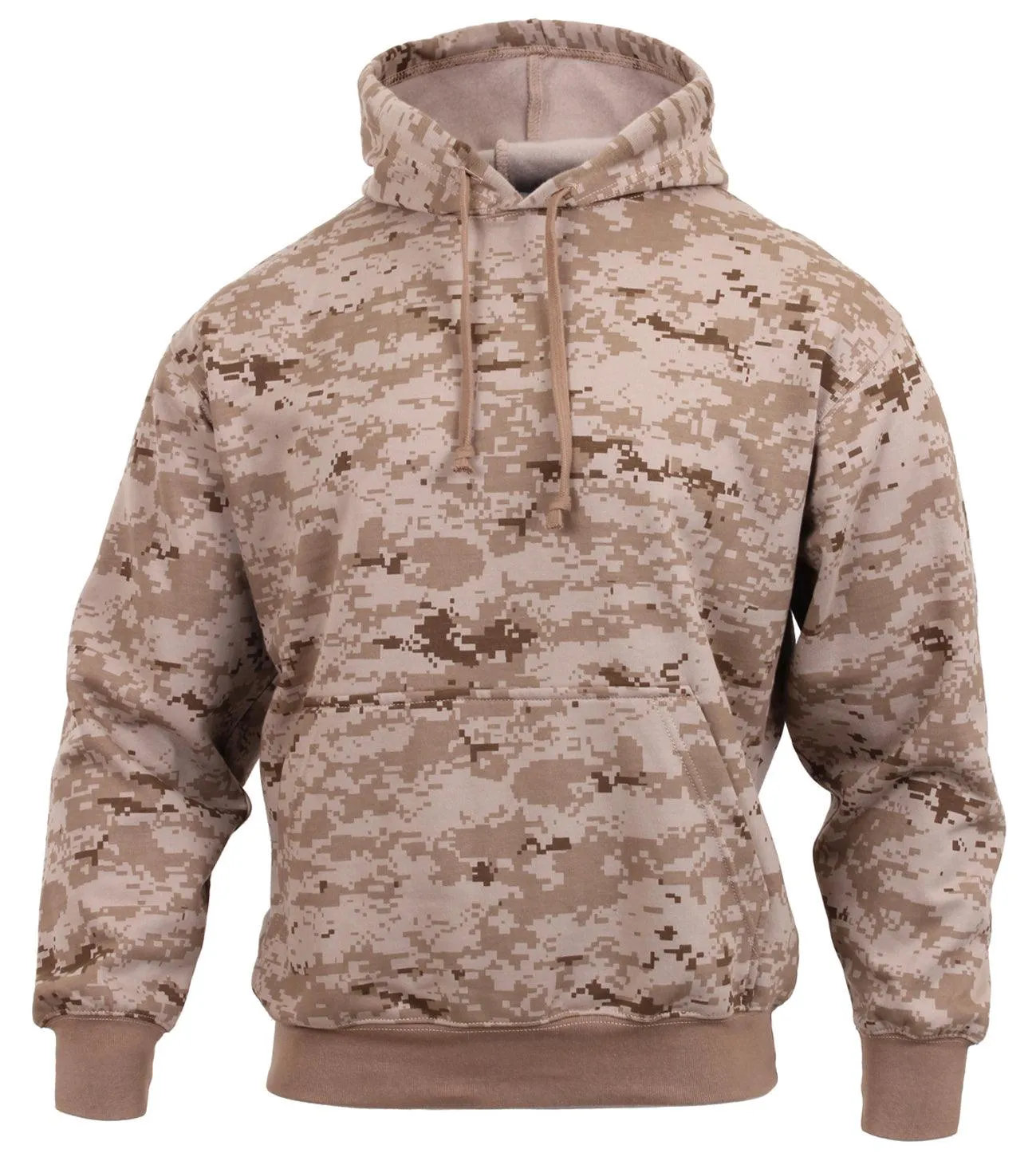 Camo Pullover Hooded Sweatshirt