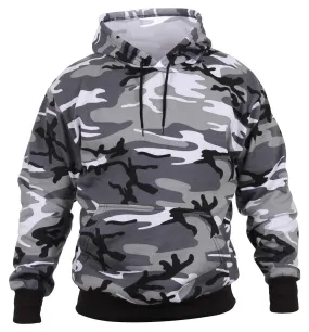 Camo Pullover Hooded Sweatshirt