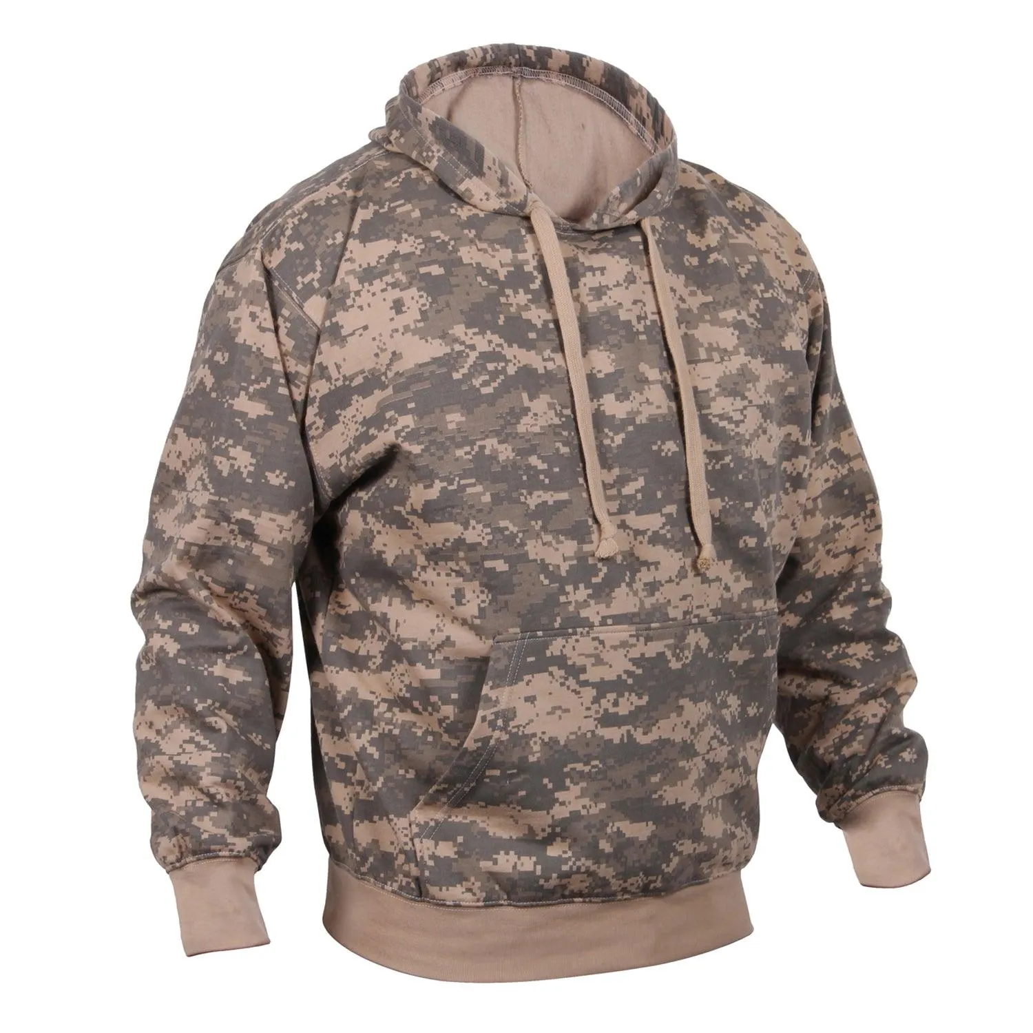 Camo Pullover Hooded Sweatshirt