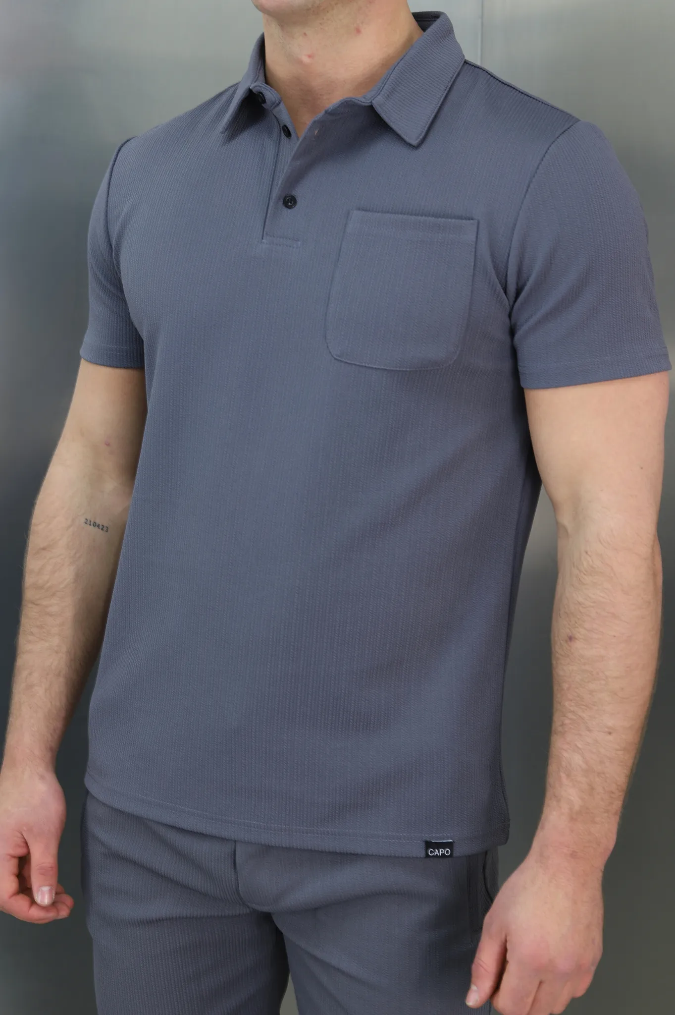 Capo TWIST Polo Shirt Dark Grey