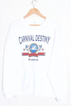 Carnival Destiny Cruise Unisex Sweatshirt Made in USA (Size L-XL)