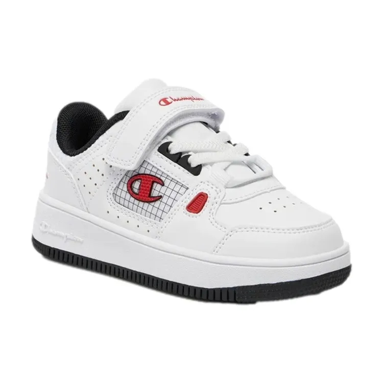 Champion Kids White Low Top Sneakers - Rebound Summerize S32857