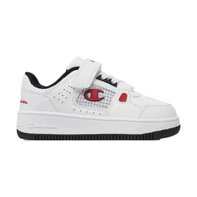 Champion Kids White Low Top Sneakers - Rebound Summerize S32857