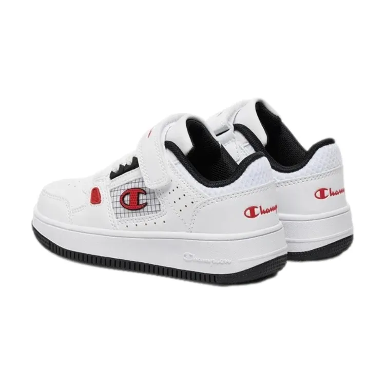 Champion Kids White Low Top Sneakers - Rebound Summerize S32857