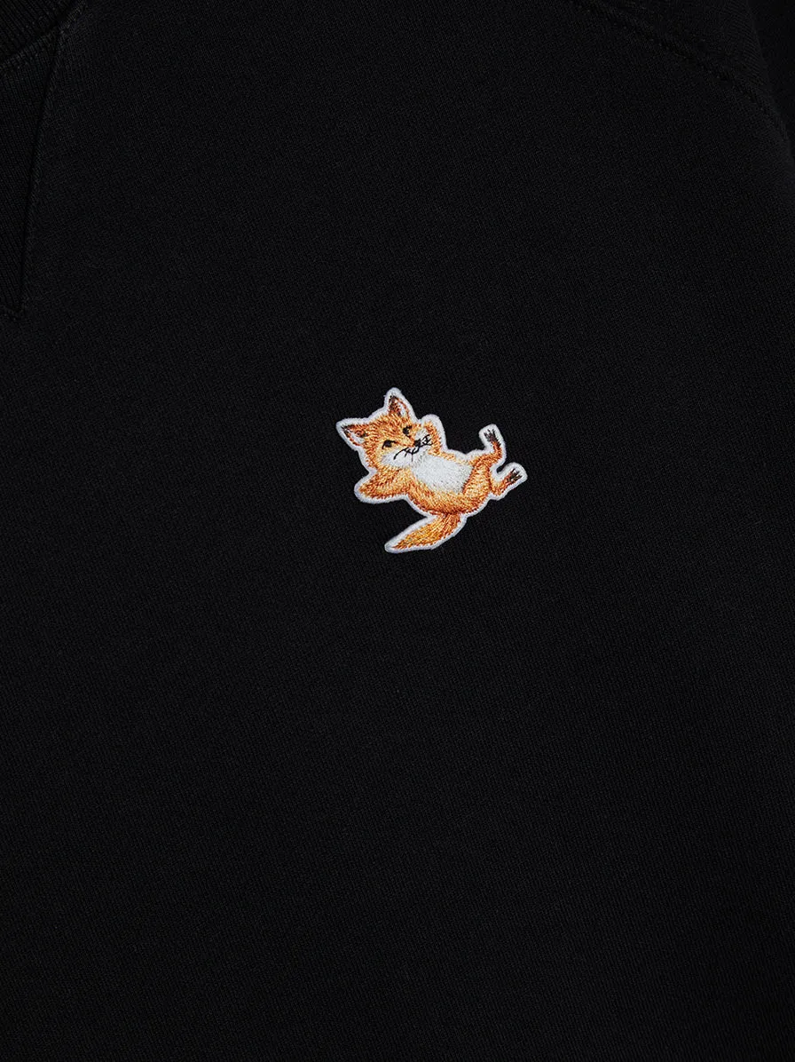 Classic Black Chillax Fox Patch Sweatshirt