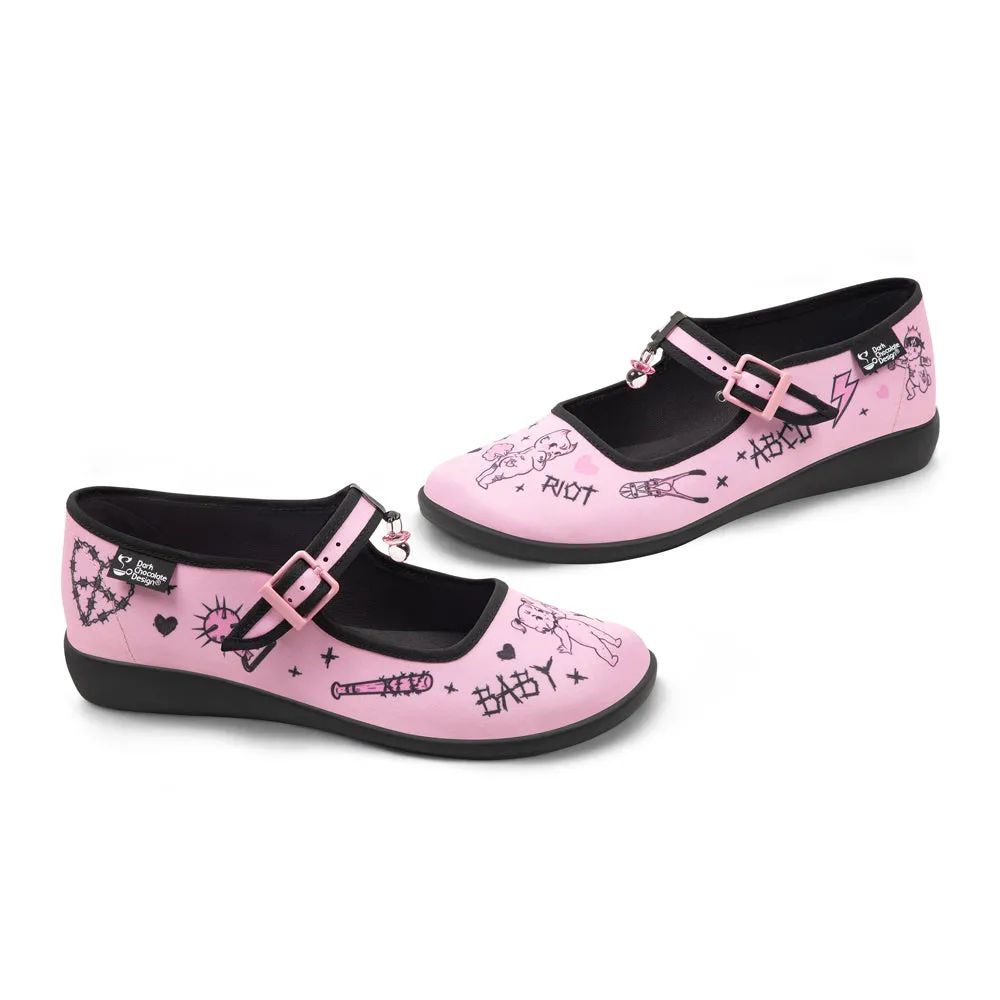 Chocolaticas® Baby Riot Women's Mary Jane Flat