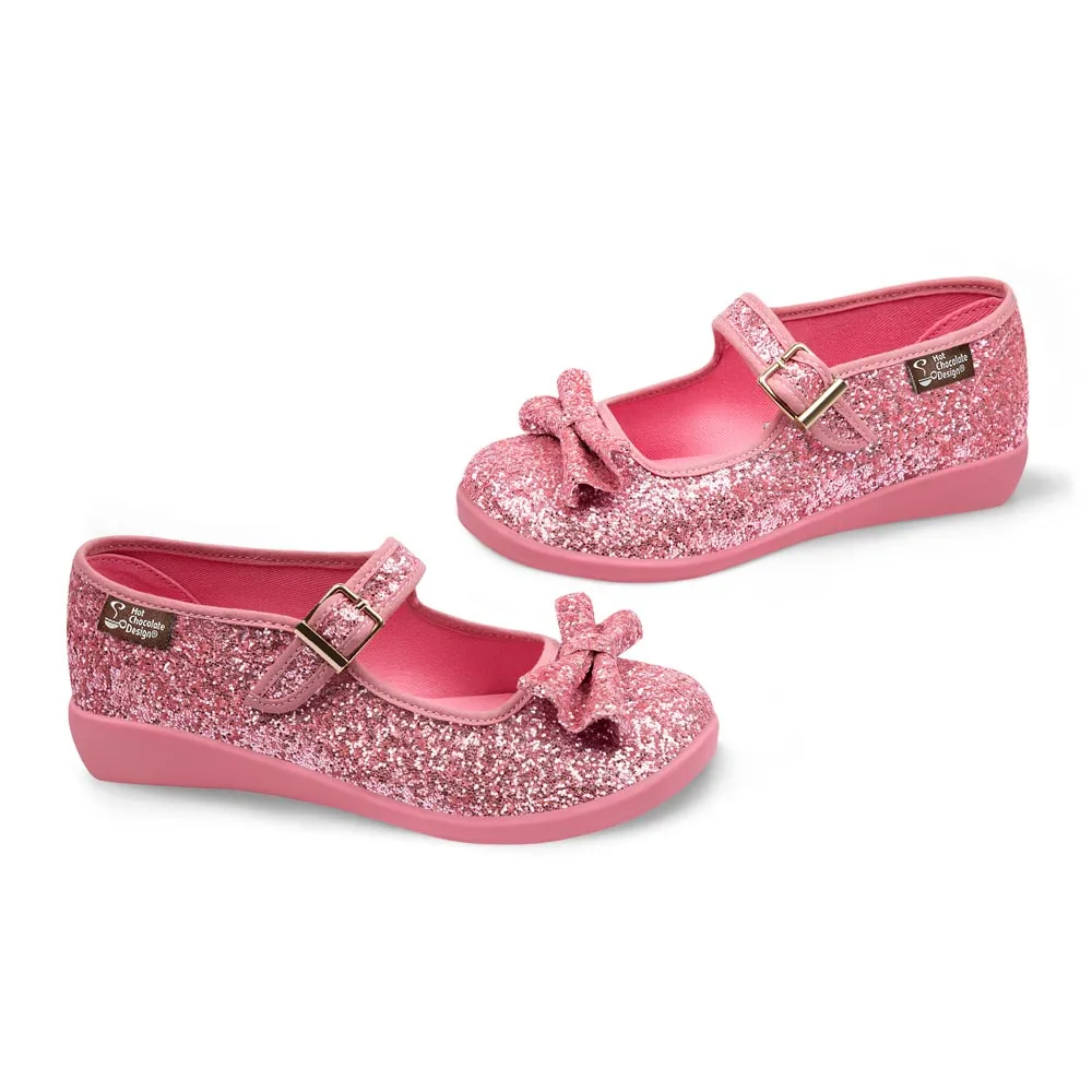 Chocolaticas® Pink Diamond Women's Mary Jane Flat