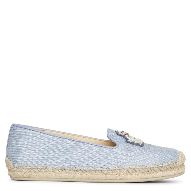 Christian Louboutin Nanou Orlato Donna blue espadrilles