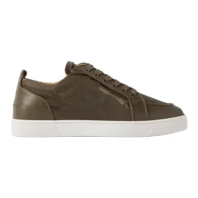 Christian Louboutin Rantulow Low Top Trainers Khaki Green