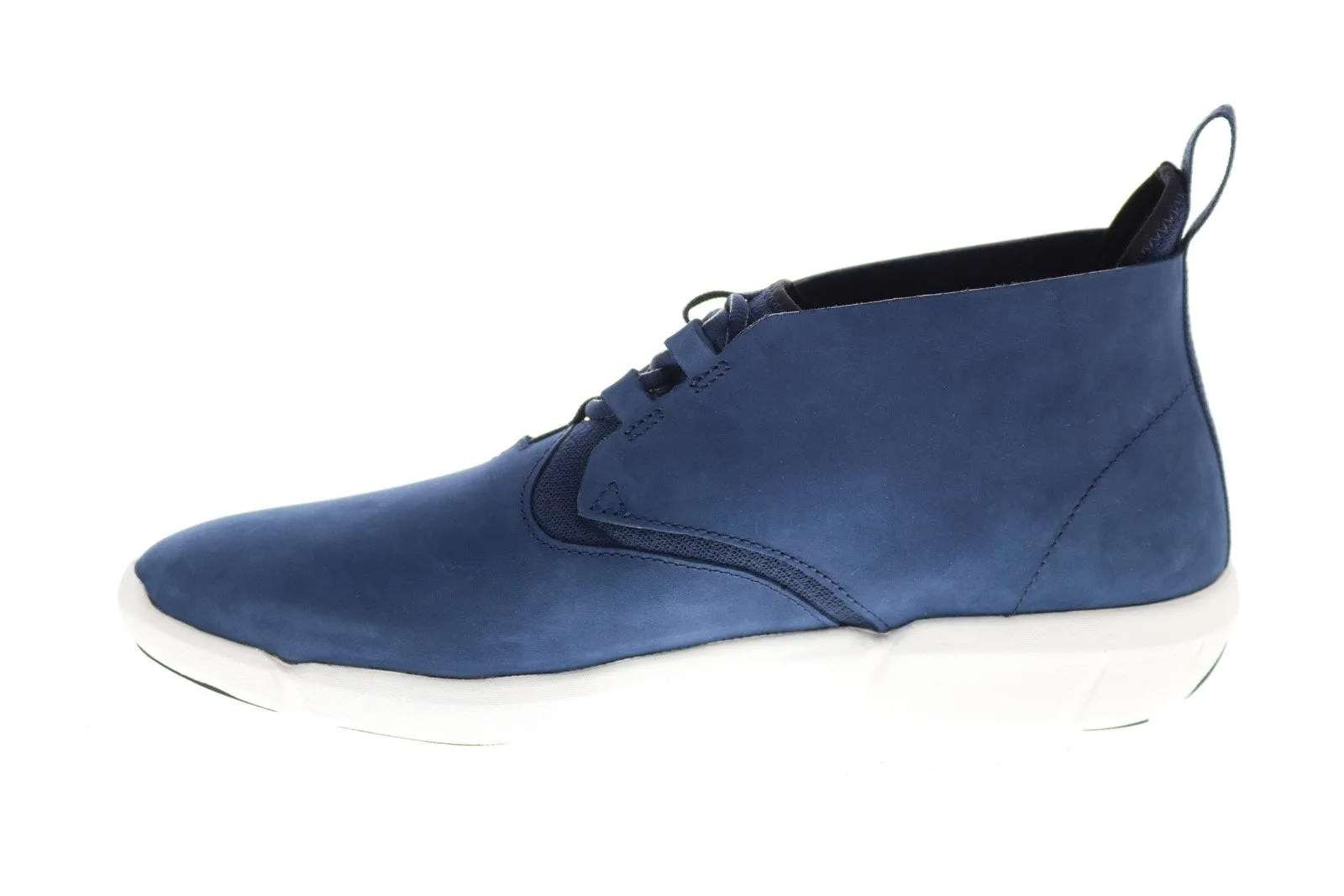 Clarks Blue Nubuck Chukka Boots for Men - Triflow Mid 26126080