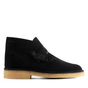 Clarks Men's Black Suede Chukka Boots 26155855