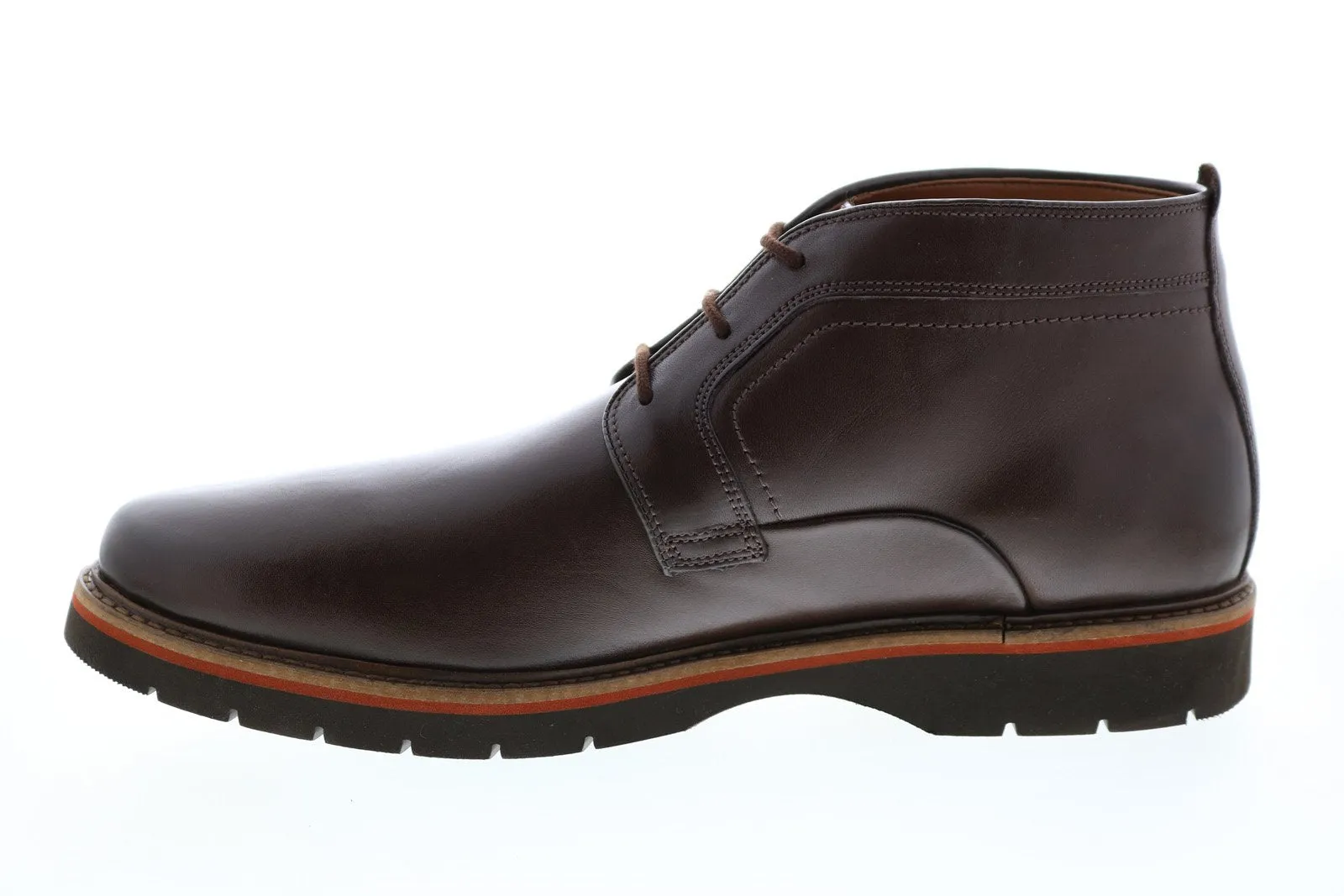 Clarks Men's Brown Leather Chukka Boots - Bayhill Mid