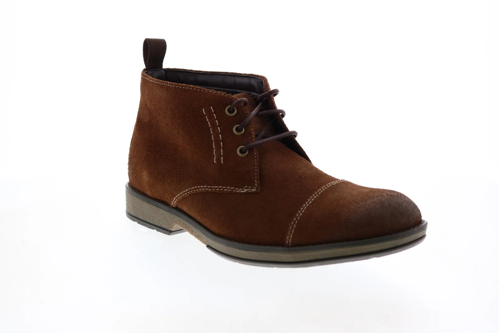 Clarks Men's Brown Suede Chukka Boots - Hinman Mid 26127747