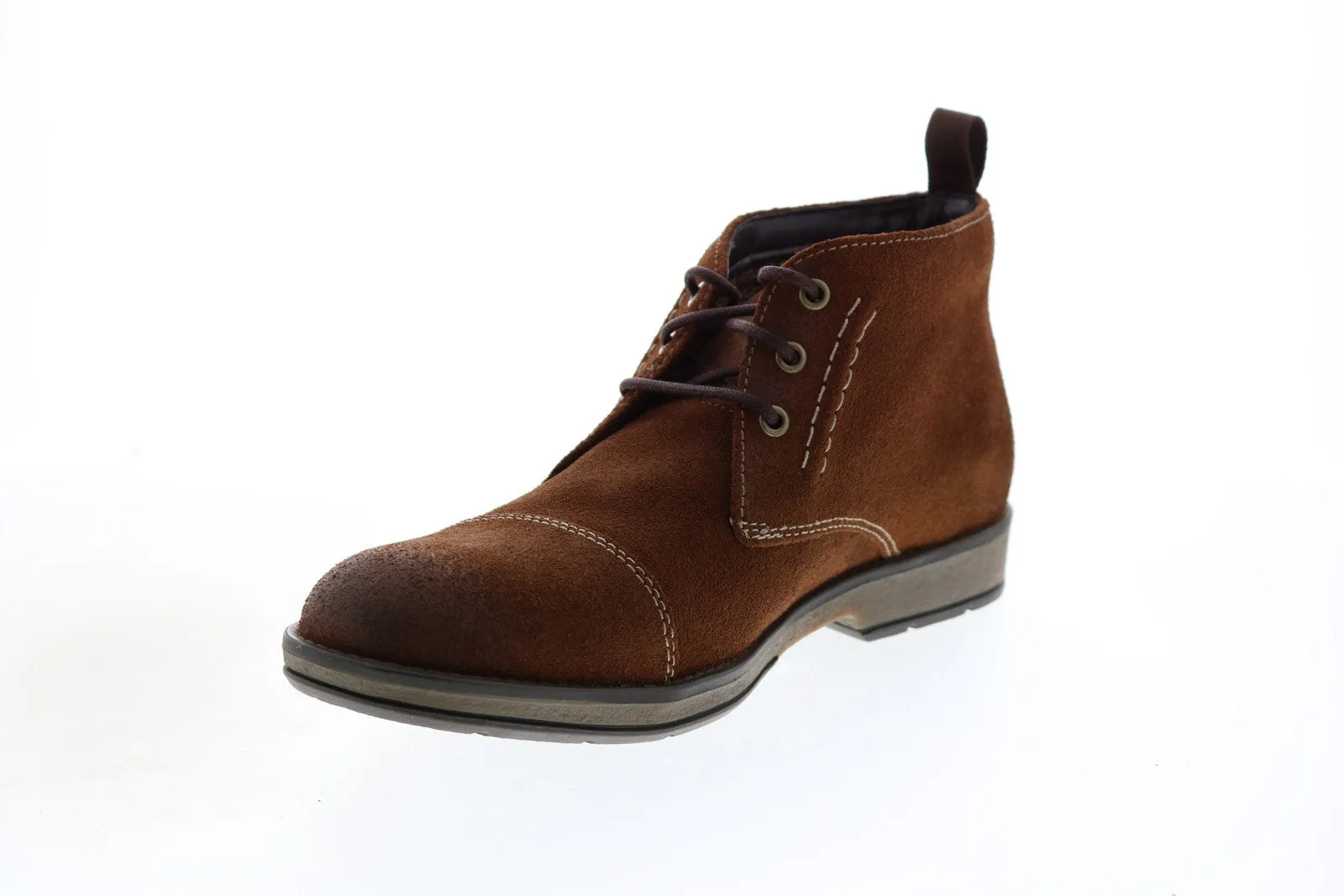 Clarks Men's Brown Suede Chukka Boots - Hinman Mid 26127747