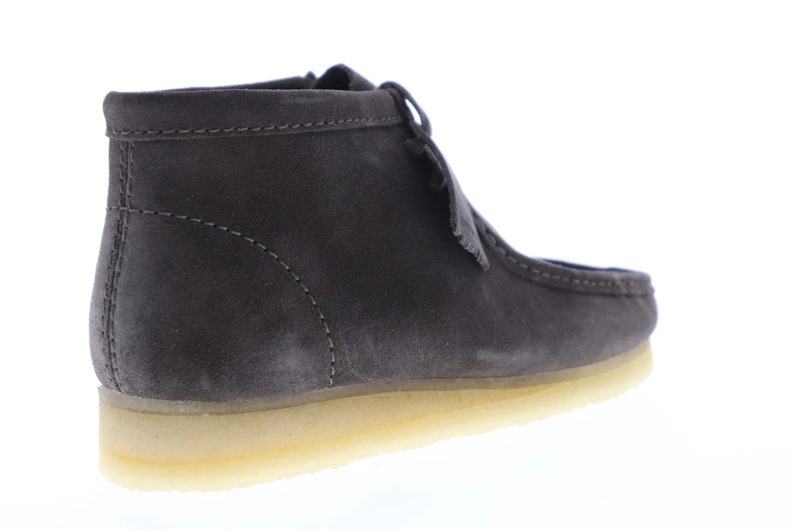 Clarks Wallabee Boot Men's Gray Suede Slip On Chukkas Boots