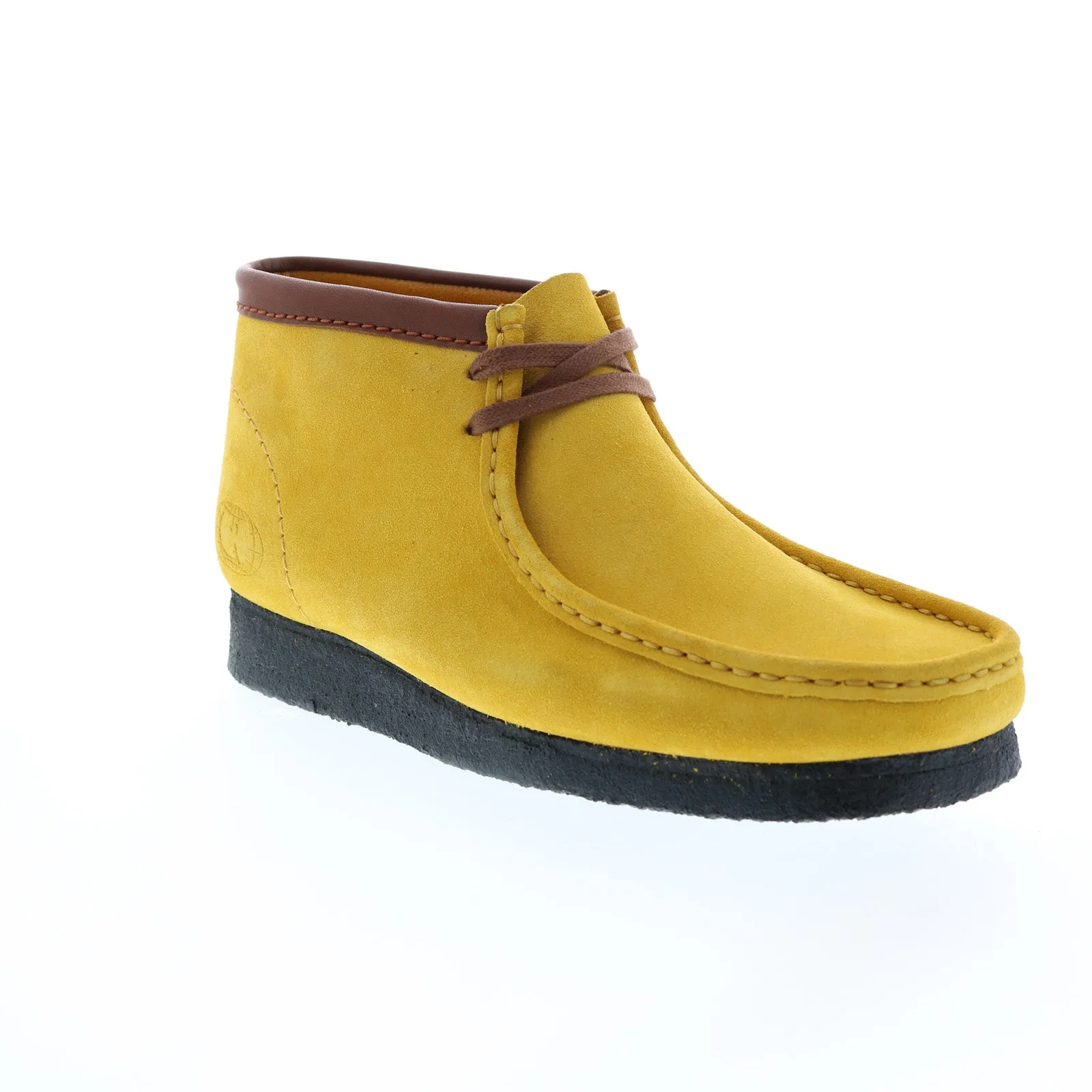 Clarks Wallabee Wu Wear Wu-Tang Clan 26142385 Mens Yellow Suede Chukkas Boots