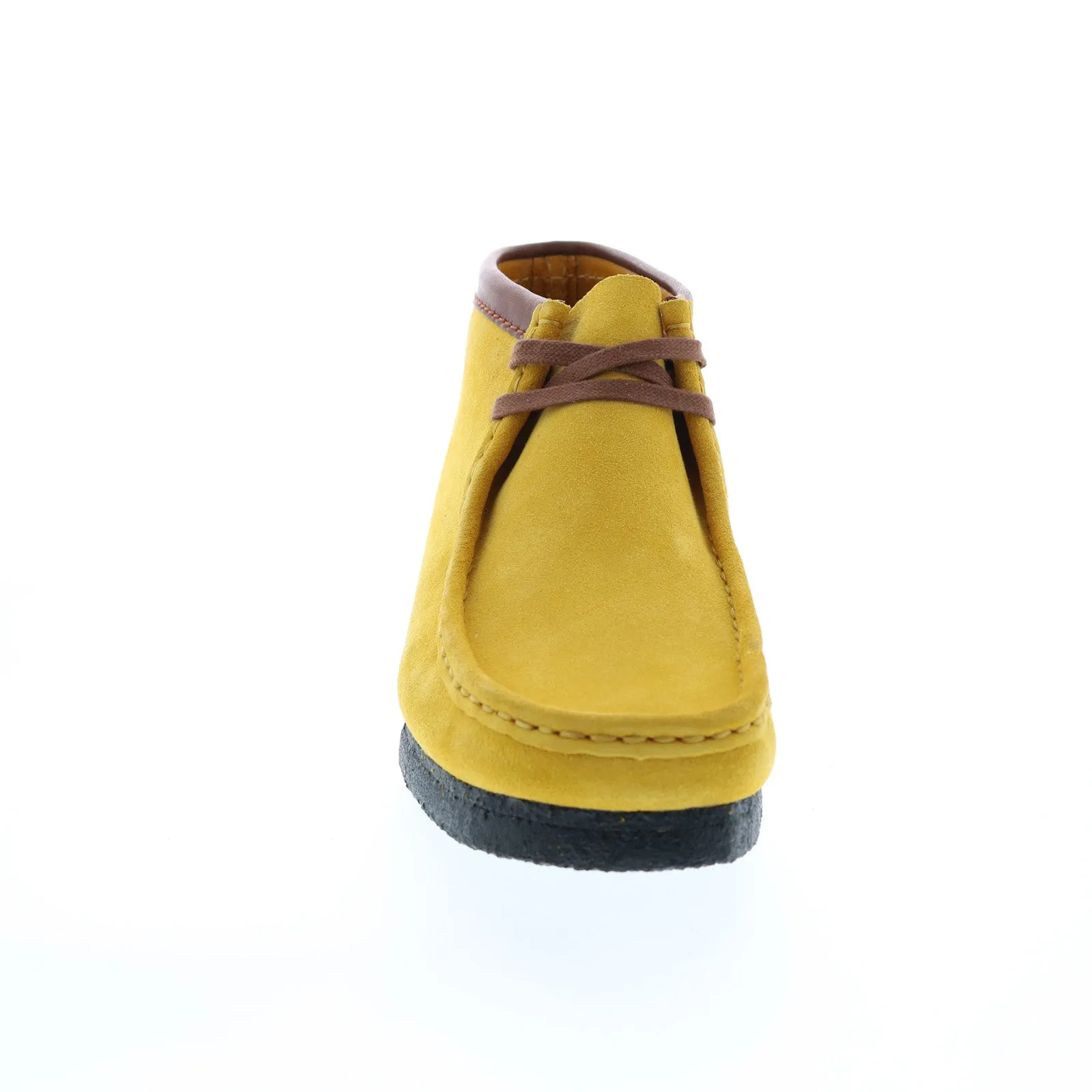 Clarks Wallabee Wu Wear Wu-Tang Clan 26142385 Mens Yellow Suede Chukkas Boots