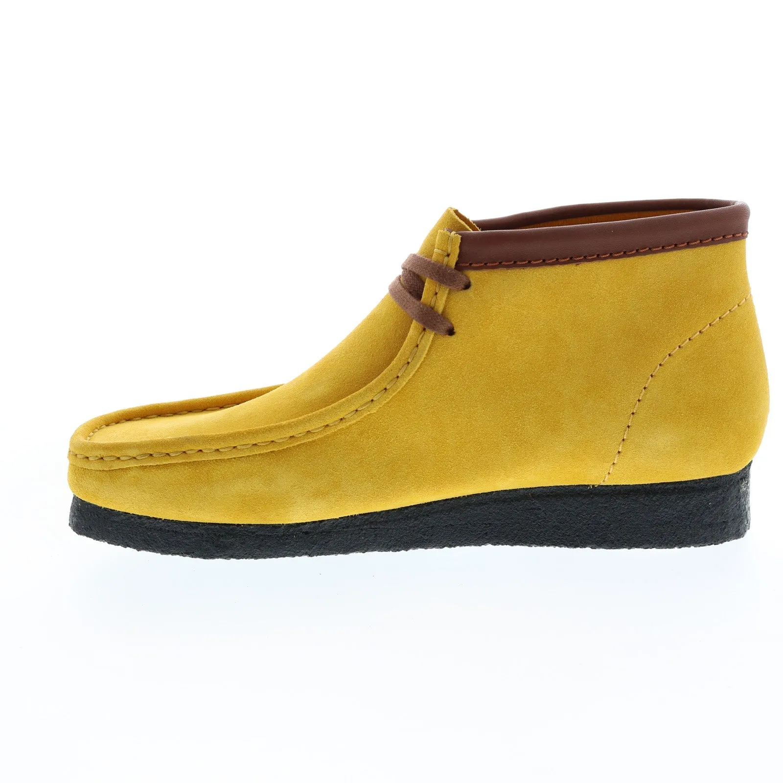 Clarks Wallabee Wu Wear Wu-Tang Clan 26142385 Mens Yellow Suede Chukkas Boots