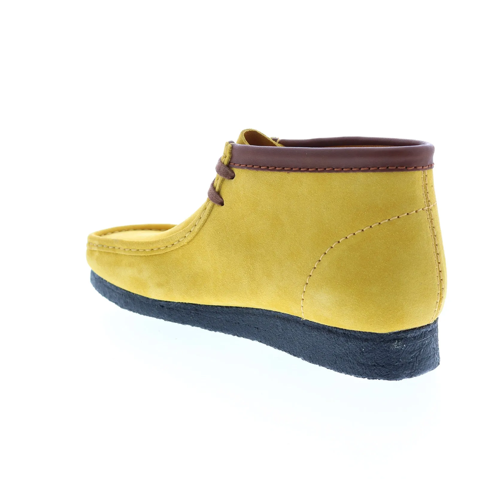 Clarks Wallabee Wu Wear Wu-Tang Clan 26142385 Mens Yellow Suede Chukkas Boots