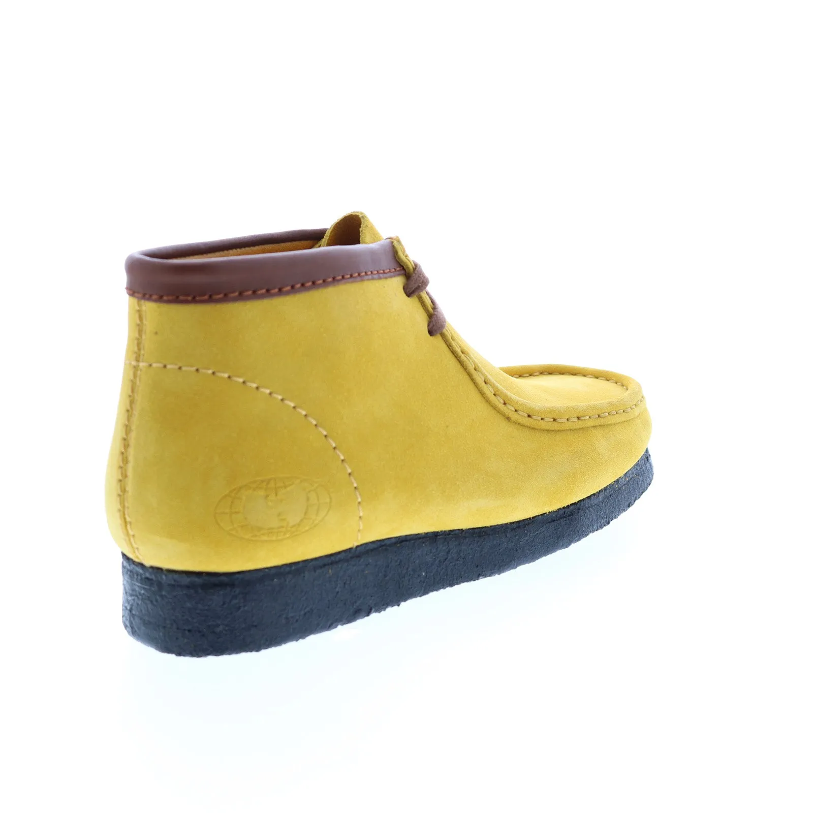 Clarks Wallabee Wu Wear Wu-Tang Clan 26142385 Mens Yellow Suede Chukkas Boots