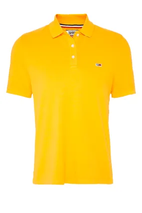 Classic Polo Shirt for Women - Tommy Hilfiger Golden Glow Yellow