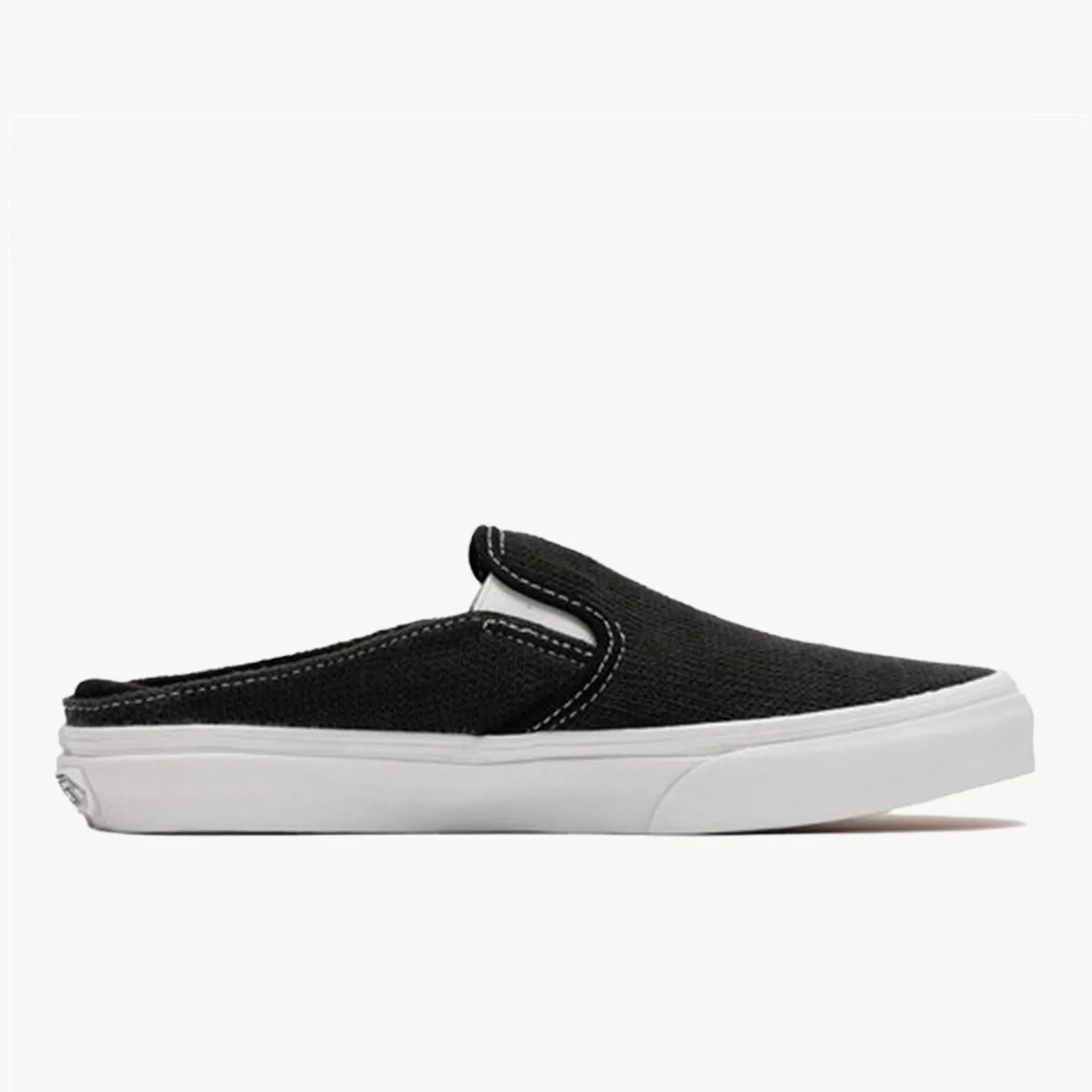 CLASSIC SLIP ON MULE COZY KNIT BLACK