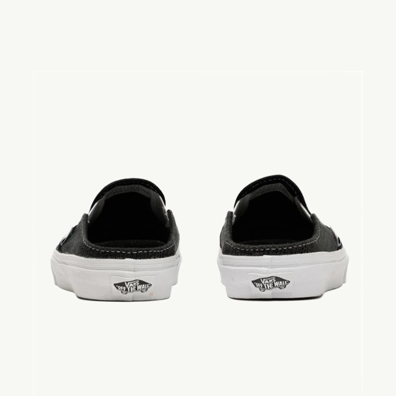 CLASSIC SLIP ON MULE COZY KNIT BLACK