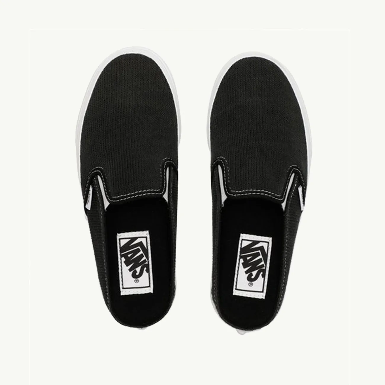 CLASSIC SLIP ON MULE COZY KNIT BLACK