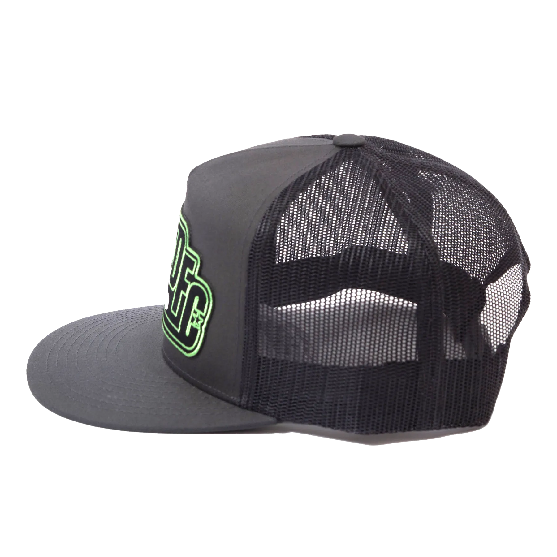 Classics Redefined Flat Bill Trucker Snapback - Black