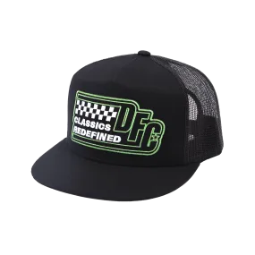 Classics Redefined Flat Bill Trucker Snapback - Black