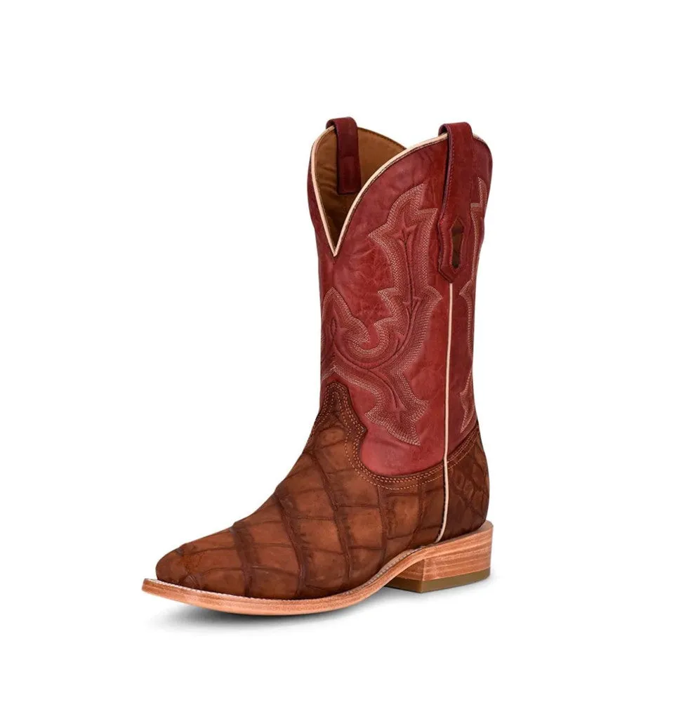 Cognac Red Corral Men's Boots - Shop Now.