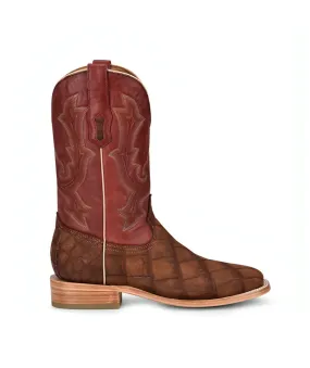 Cognac Red Corral Men's Boots - Shop Now.