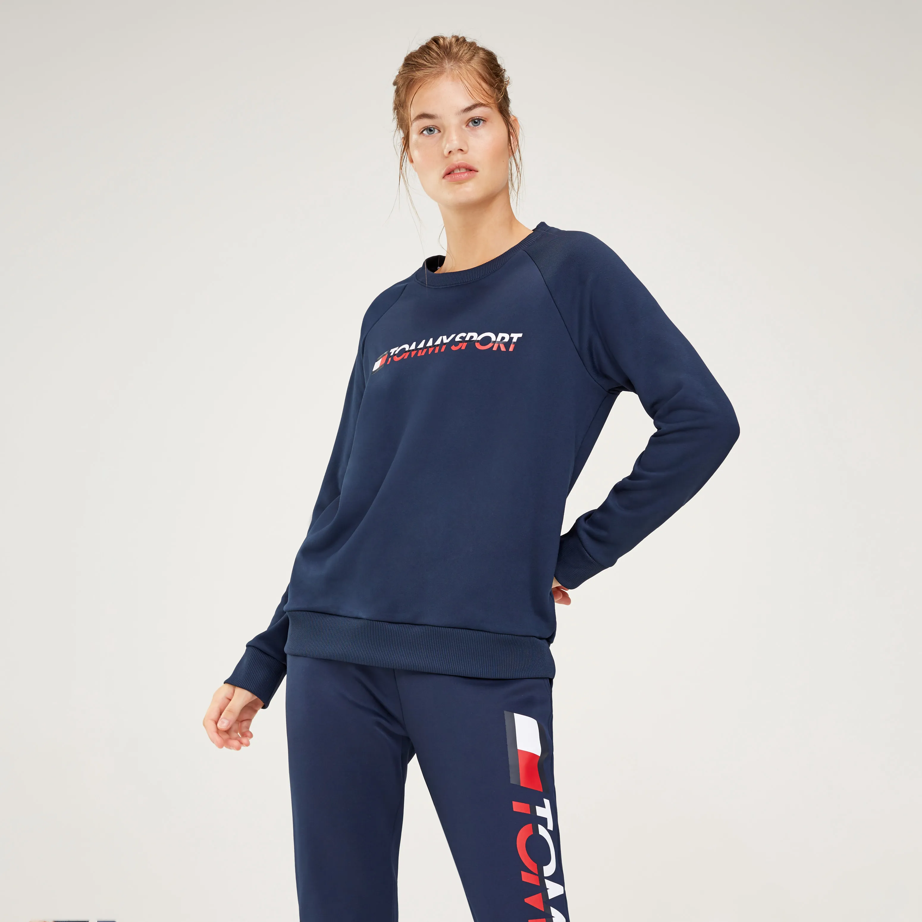 Tommy Hilfiger Crew Neck Logo Sweatshirt Jumpers