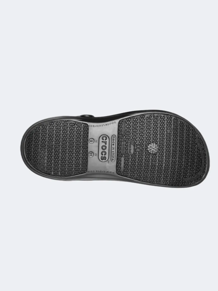 Crocs Bistro Slip Resistant Work Clog Unisex lifestyle Slippers Black