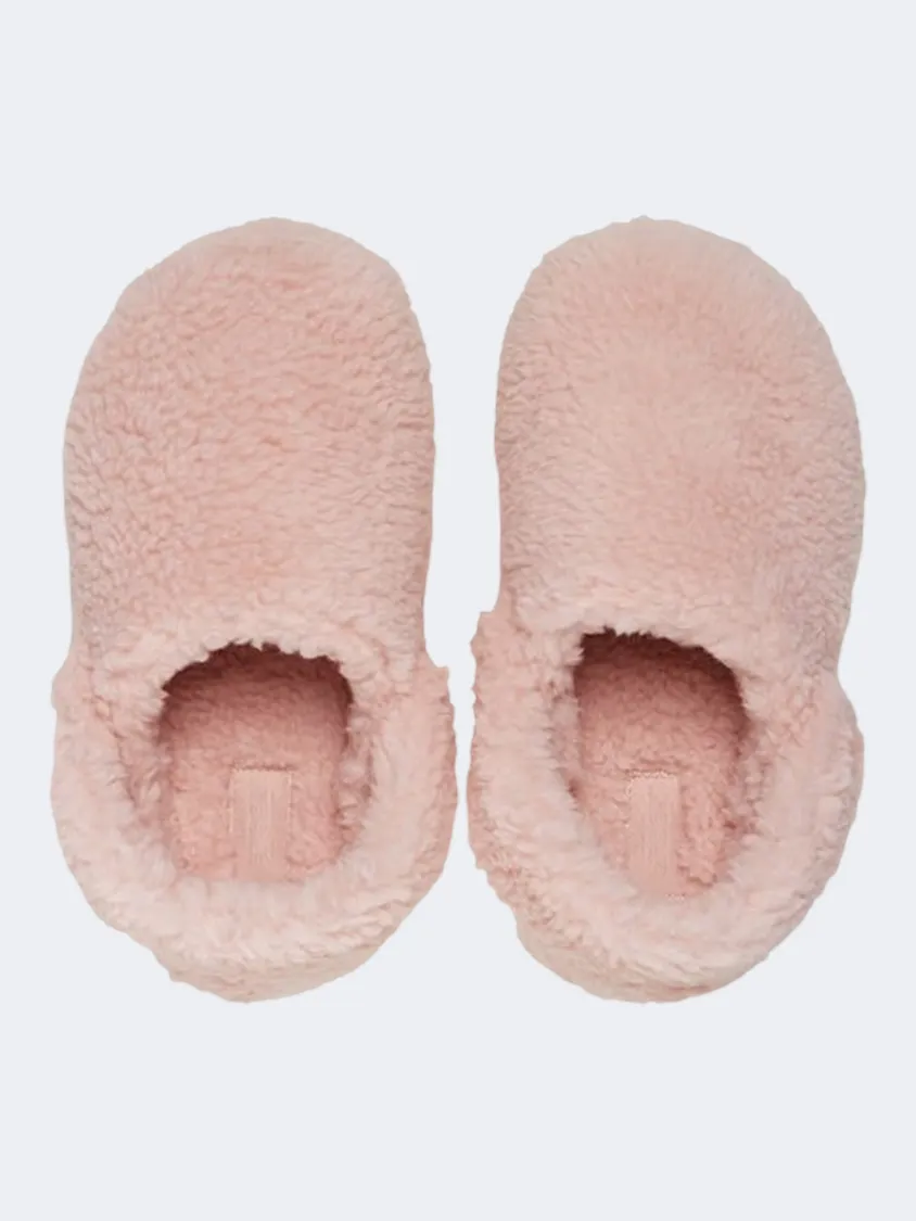 Crocs Classic Cozzzy Kids Lifestyle Slippers Pink Clay