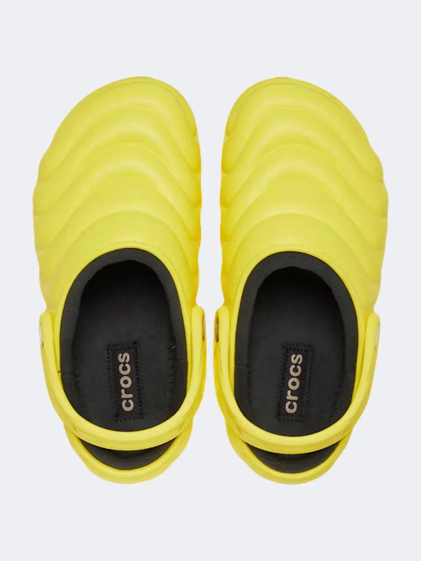 Crocs Classic Lined Overpuff Clog Unisex Lifestyle Slippers Cyber Yellow