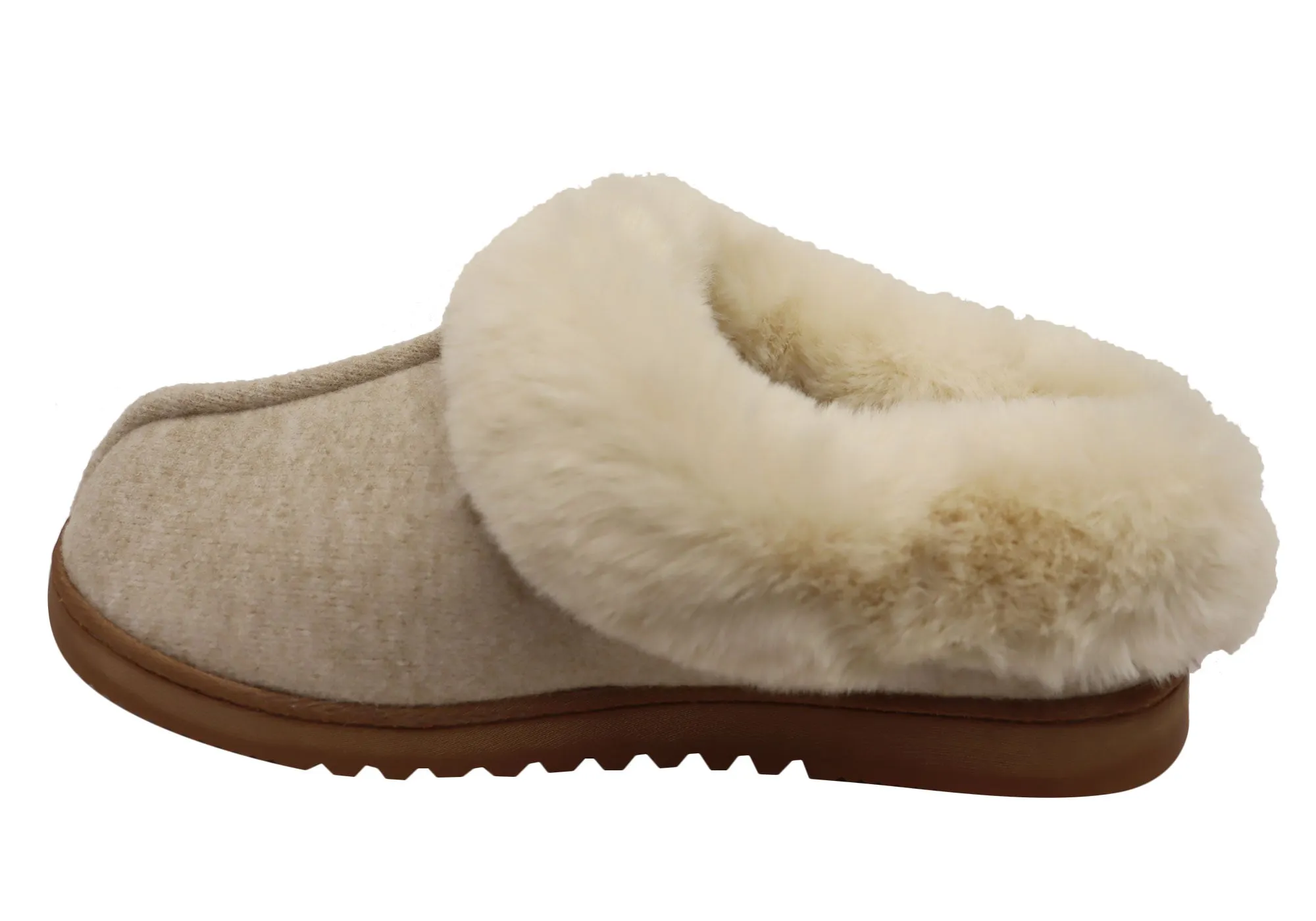 Dearfoams Womens Comfortable Chloe Soft Knit Clog Slippers