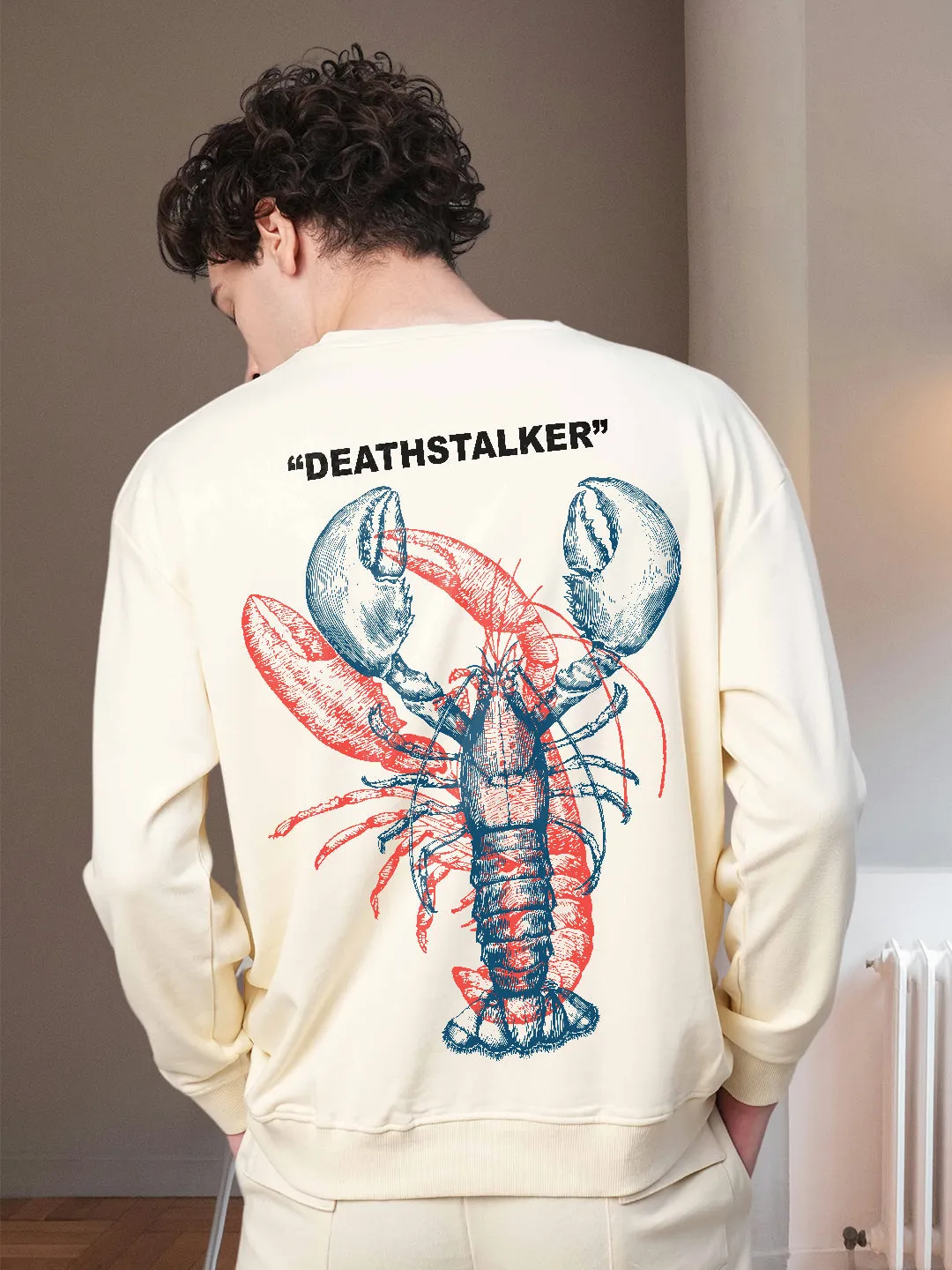 Deathstalker Men Drop Shoulder Premium Terry Sweatshirt