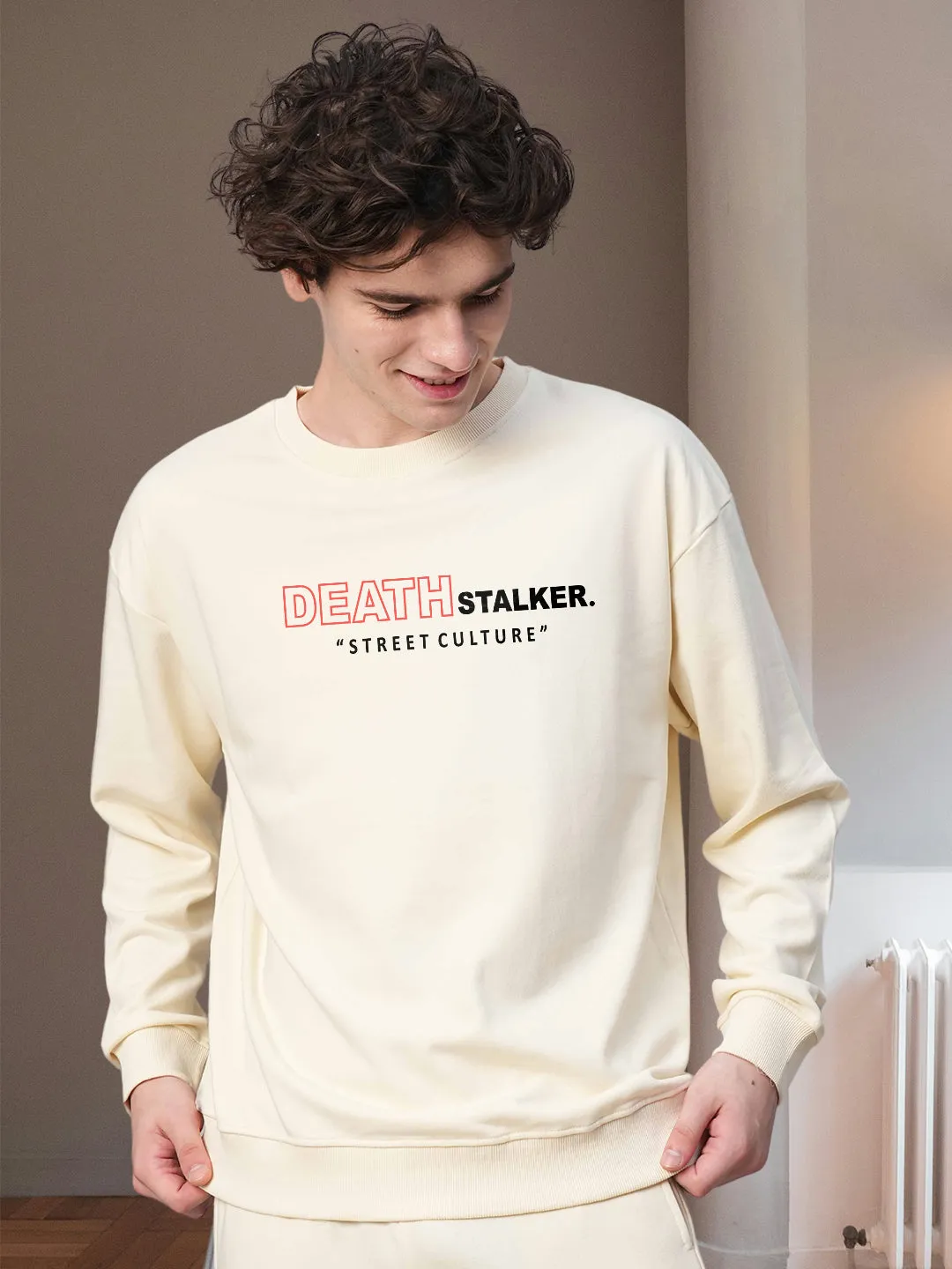 Deathstalker Men Drop Shoulder Premium Terry Sweatshirt