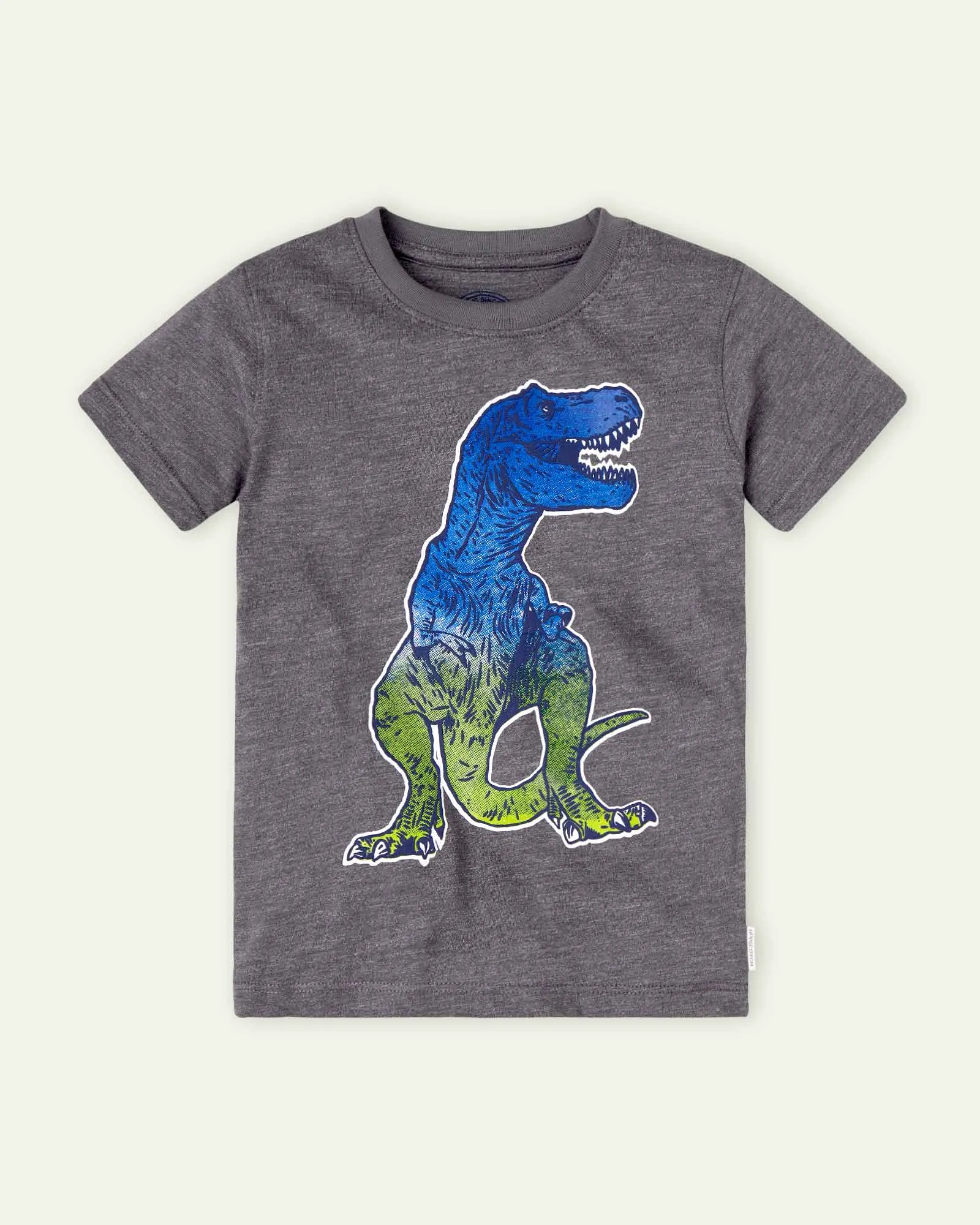 T-Shirt with Dinosaur Print