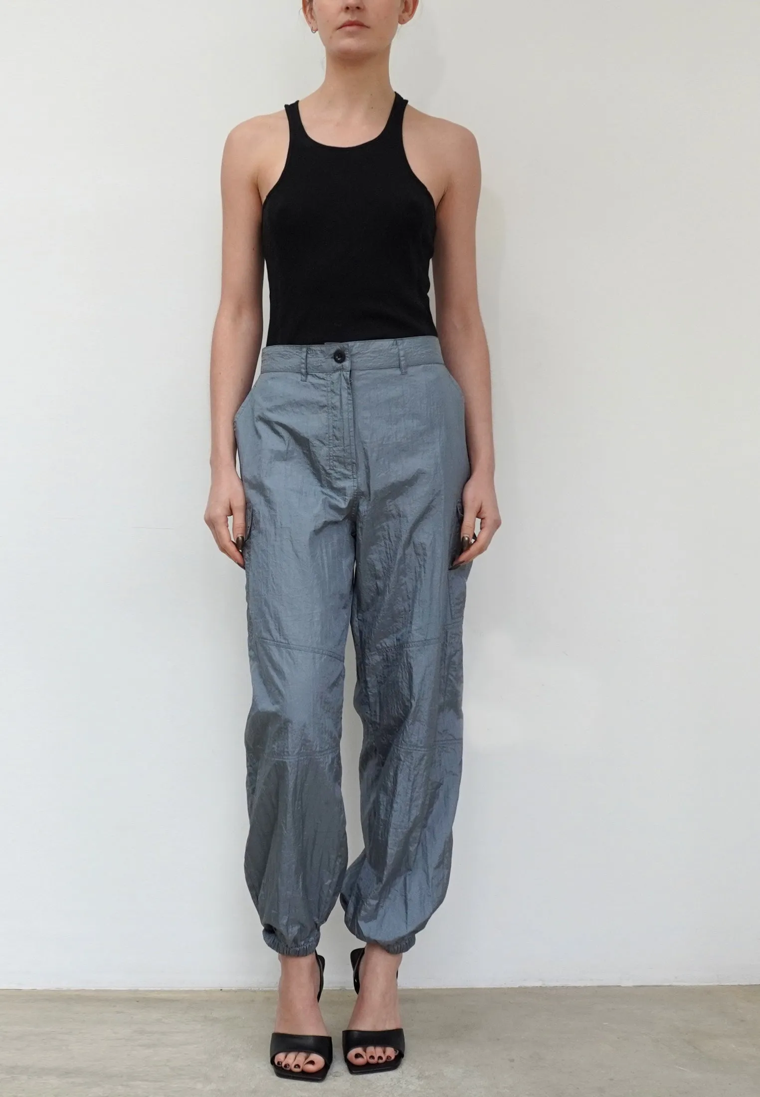 DISTANCE GREY CARGO TROUSERS