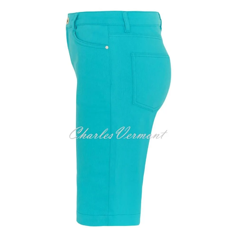 Dolcezza Aqua Stud Embellished Short Style 24208