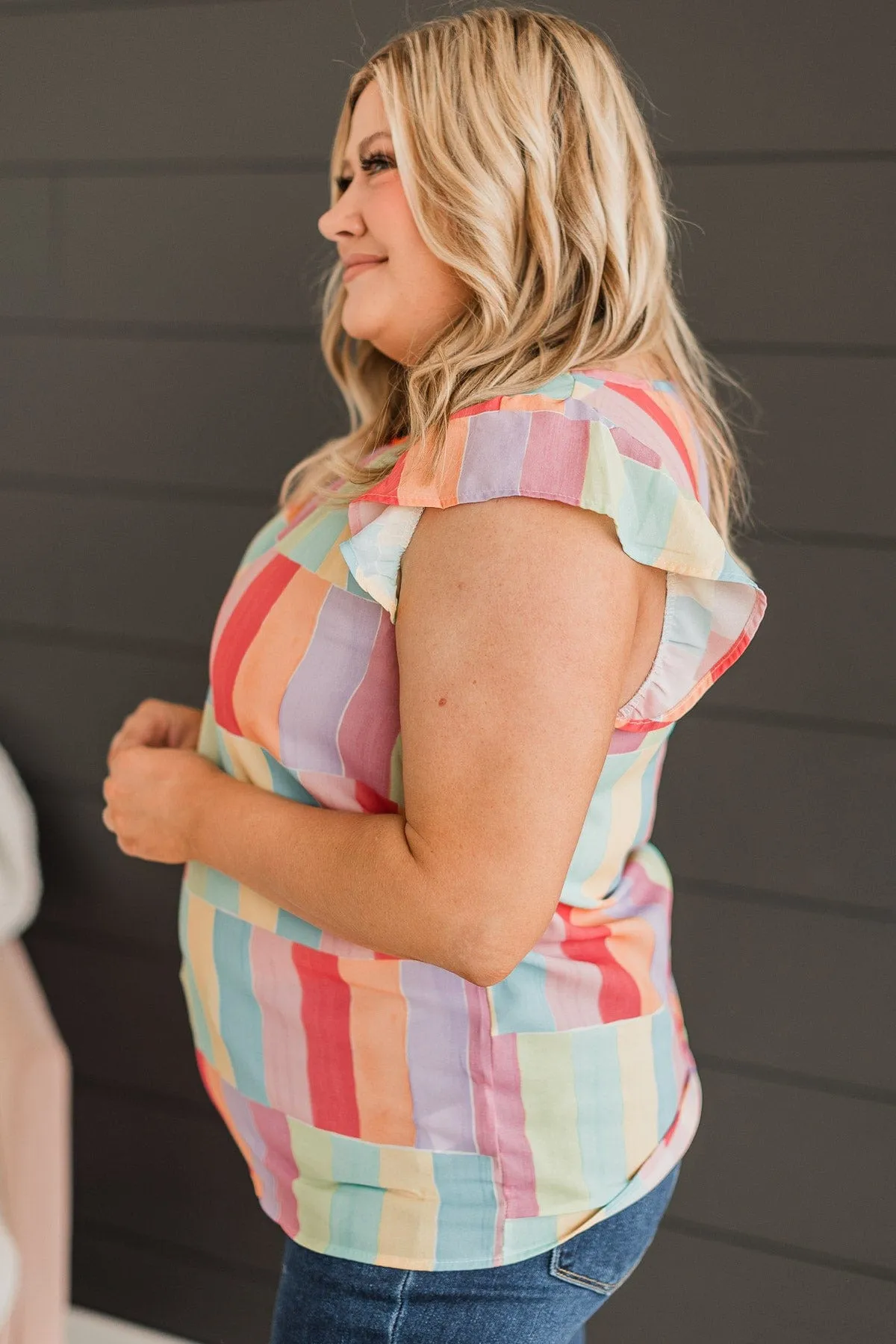 Multi-Color Knit Top Inspired by Dreams About You