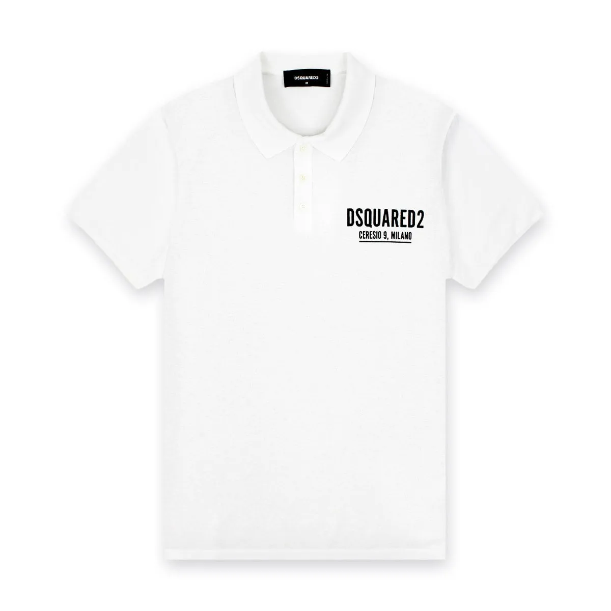 DSQUARED2 White Ceresio9 Polo Shirt