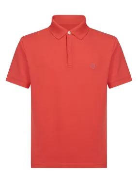 Eco Cotton Piquet Stretch Polo Shirt - Cayenne