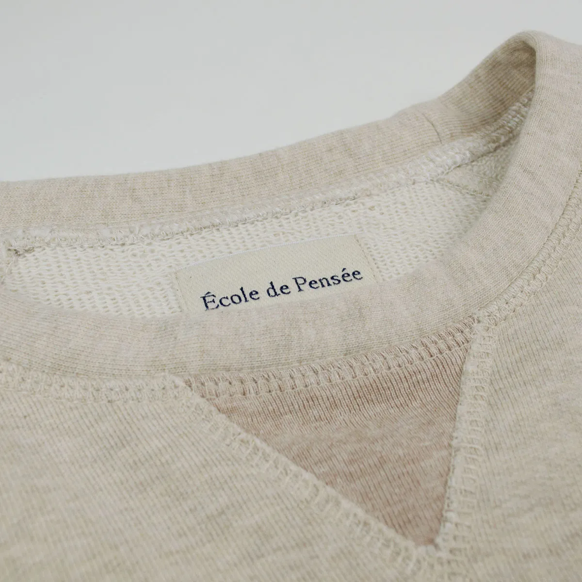 Ecole de Pensée Organic Cotton Sweatshirt in Natural