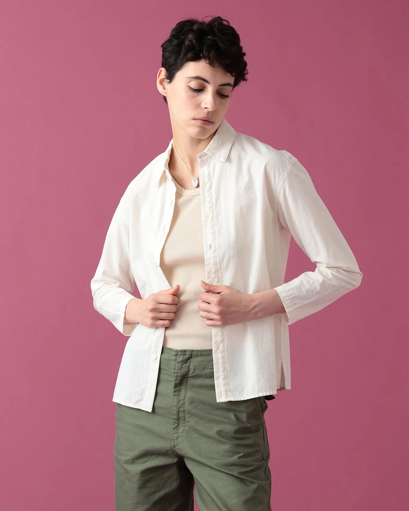 Eliza Shirt in Ripstop Fabric