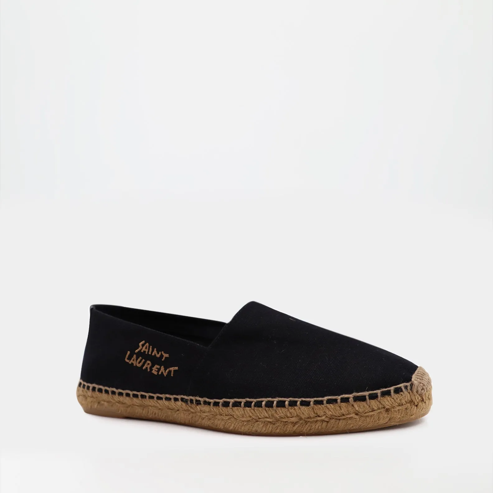 Embroidered Cotton Espadrilles