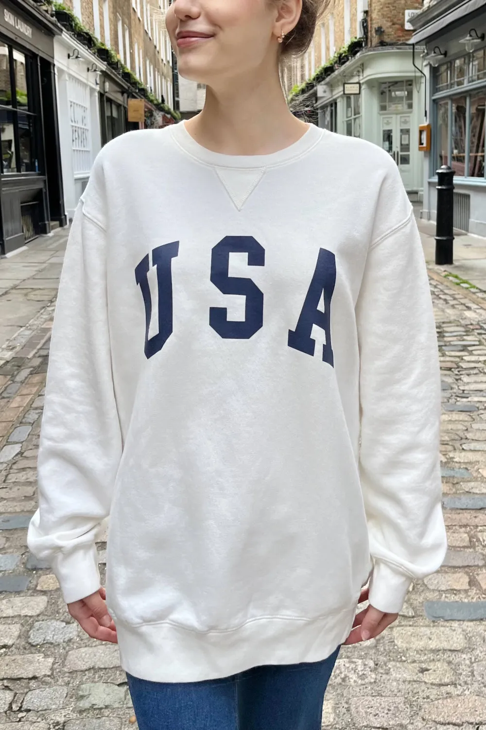 Erica American Flag Hoodie sweatshirt - USA Pride Merch‎