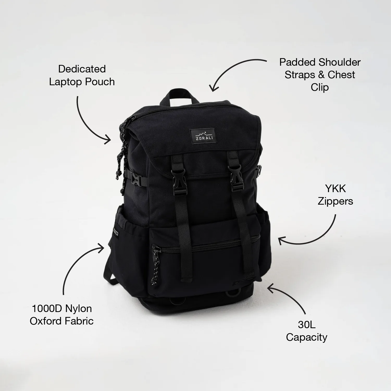 Black Backpack Expedition Escapade